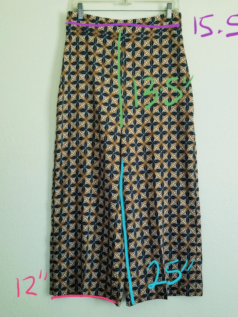 Zara Wide High rise Pants